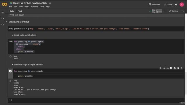 22. Break And Continue