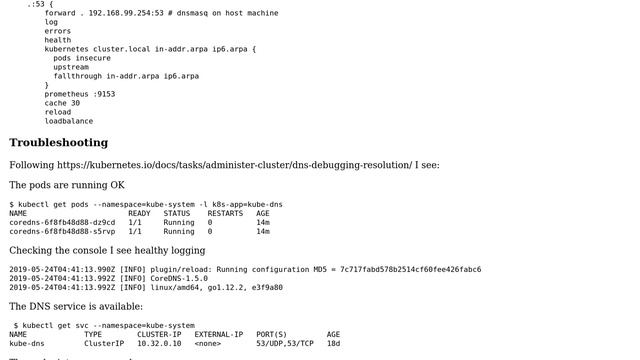 DevOps & SysAdmins: Coredns only resolving cluster address for default namespace