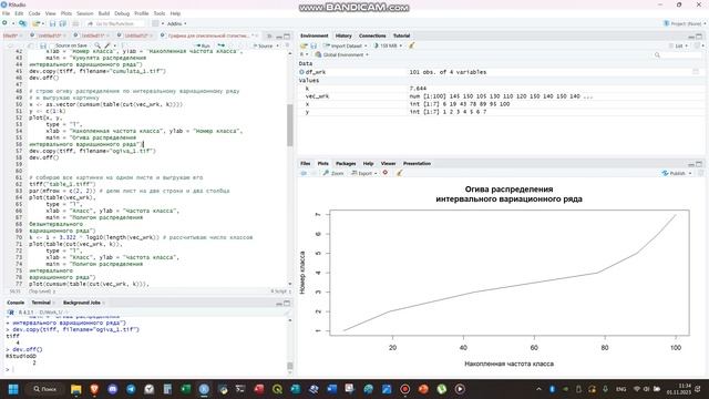 Графика для описательной статистики