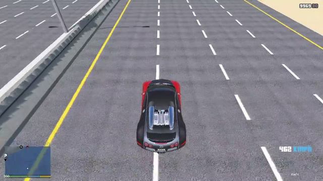 vaz 2107 vs Bugatti Veyron таз порвал гиперкар в gta v,