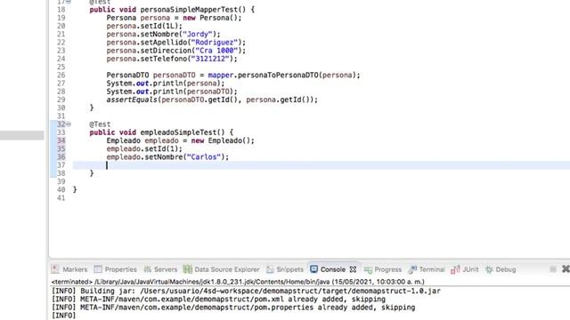 ? DILE ADIÓS A HORAS DE CÓDIGO HACIENDO MAPPINGS O TRANSFORMACIONES Y DILE HOLA A MAPSTRUCT ?