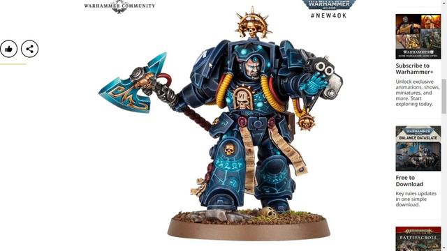 NEW WARHAMMER 40K TERMINATOR LIBRARIAN IS AWESOME