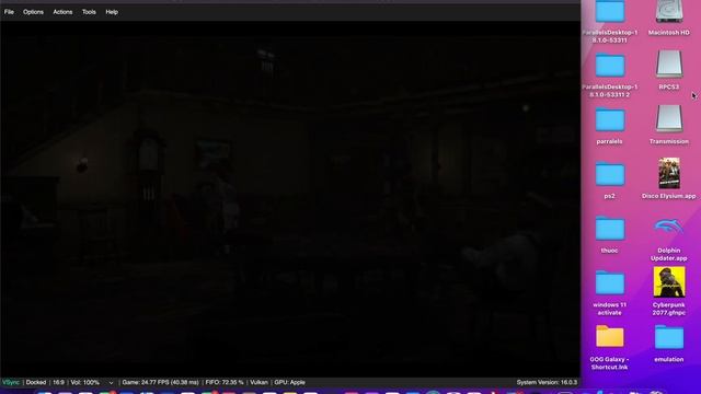 rdr1 ryujinx on macbook pro m1 test (almost perfect emulation)