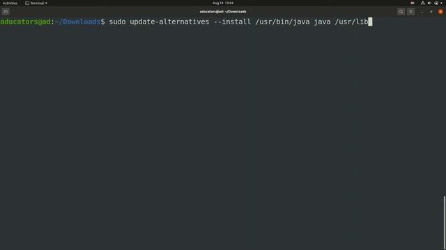 Java Linux installation | Set up "java"  and "javac" commands | Add JAVA_HOME to env | aducators.in
