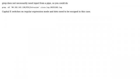 Unix & Linux: Excluding multiple patterns with one grep command (4 Solutions!!)