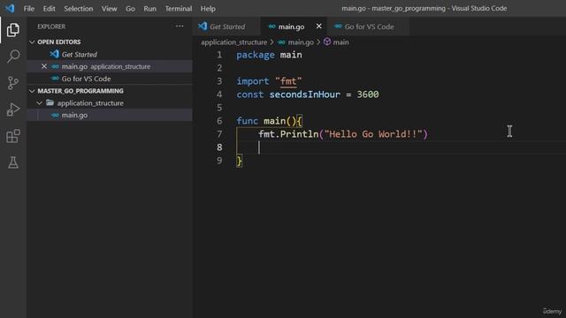 9 - The Structure of a Go Application