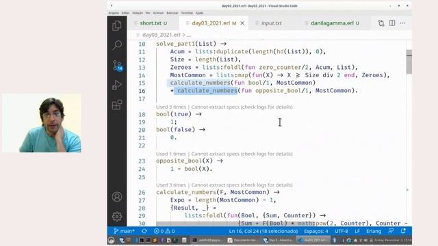 Solving Advent of Code 2021 in Erlang - Day 3 - Binary Diagnostic