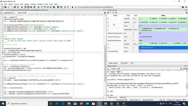Signal Processing with Python: Chapter 2