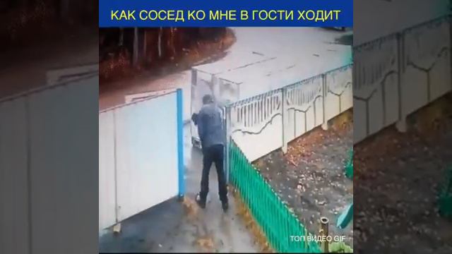 Как сосед ко мне в гости ходит