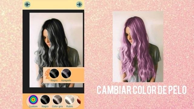 APLICACIÓN PARA CAMBIAR EL COLOR DEL PELO