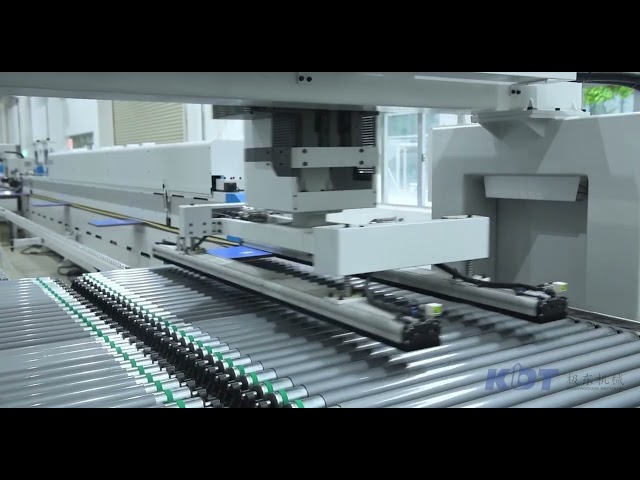 Автоматическая кромкооблицовочная линия для индивидуальных производств от KDT
