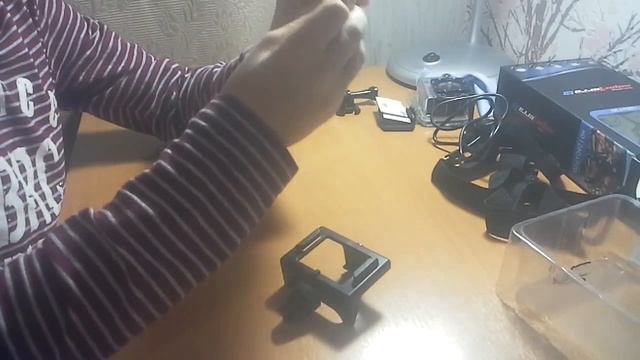 распаковочка №1  экшн камера  smarterra B1