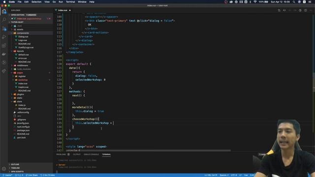 สร้างระบบเข้าร่วม Event ผ่าน Line Liff | Ep.9 V-dialog for workshop