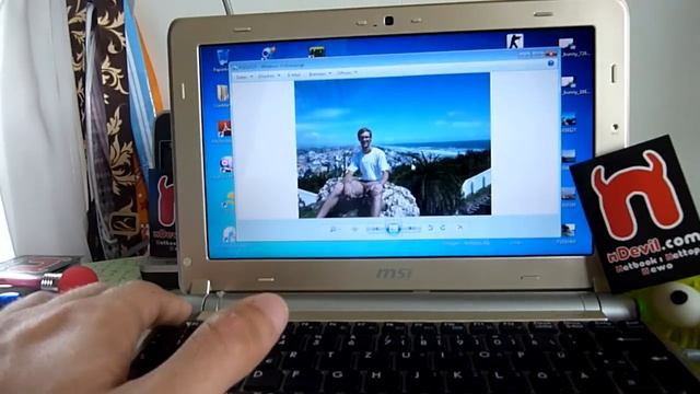 MSI Wind U160 Multimedia Test - English