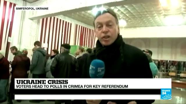 FRANCE 24's Rob Parsons reports from Crimea