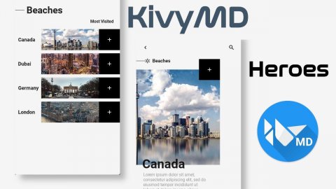 Example of using multiple heroes in hero animation