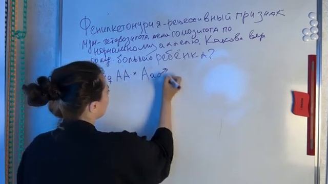 ЗАДАЧА 1 ЗАКОН МЕНДЕЛЯ