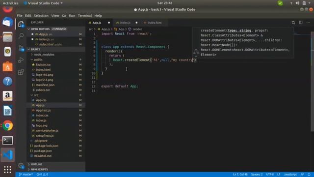 Render  ReactDOM.render  React.Fragment in React Js Hindi