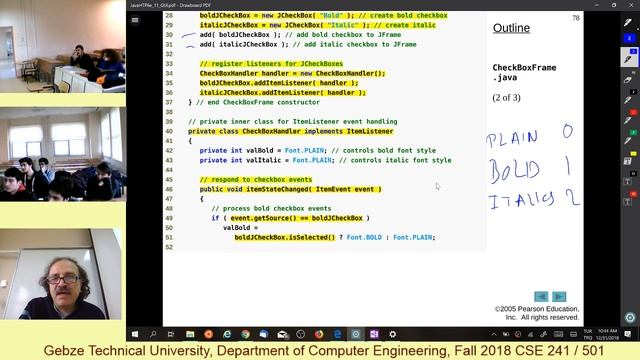 FALL 2018 CSE 241 LECT MAKEUP on  Dec 31