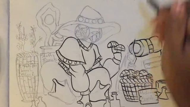 Inktober and Witchtober | Day 3 (super late)
