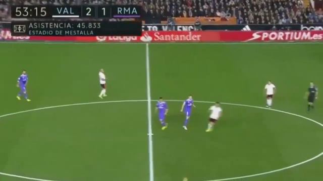 Валенсия-Реал Мадрид 2:1 Испания Примера-Тур 16 Обзор HD
