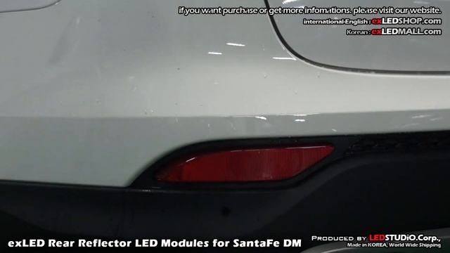 exLED Rear Reflector LED Modules for SantaFe DM (All New SantaFe)