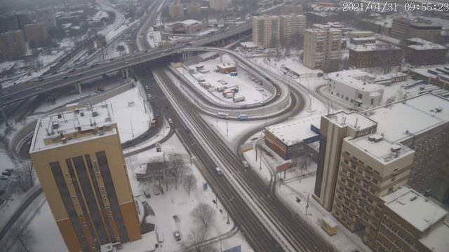 Москва - Нижегородская улица - веб камера 31.01.2021, 06:56