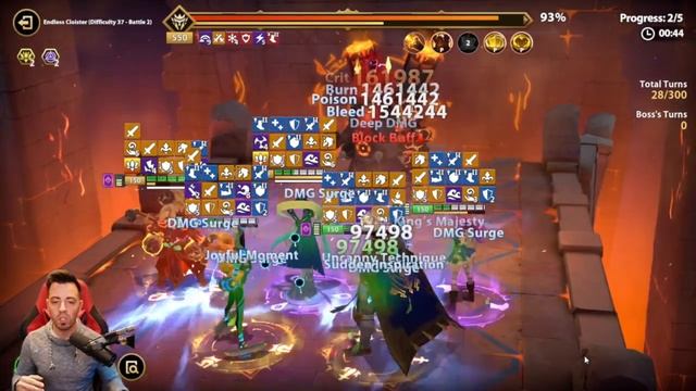 Infinite Turn Teams in Cloister in Infinite Magicraid