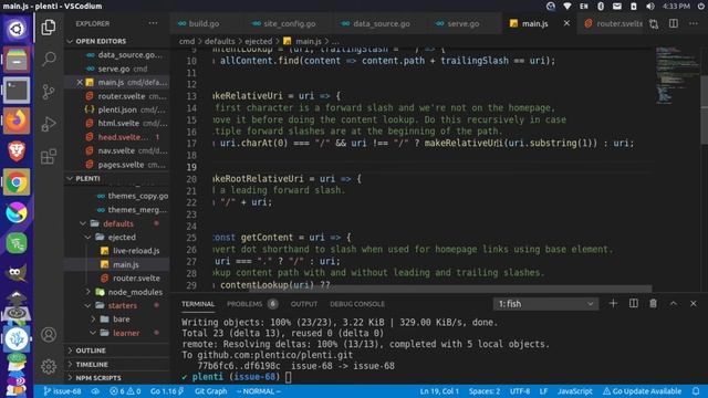 Plenti devlog: Baseurls