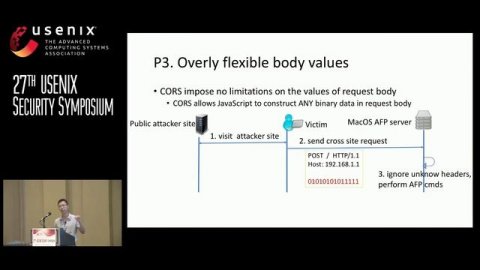 USENIX Security '18 - We Still Don’t Have Secure Cross-Domain Requests: an Empirical Study of CORS