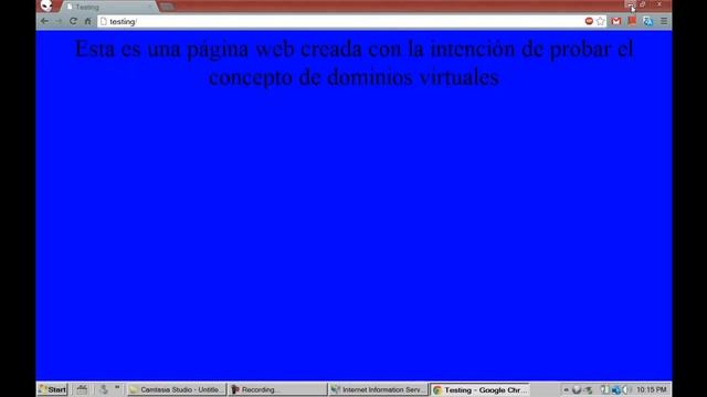 Publicación de páginas Web con IIS en Windows Server 2008