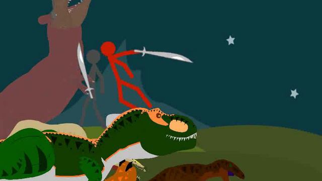 огромный динозавр (анимация)