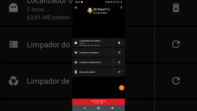 Encinando A Ussa Sd Maid Pro Limpando o Celular