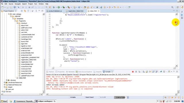 Ecommerce Spring Mvc Thymeleaf Ajax