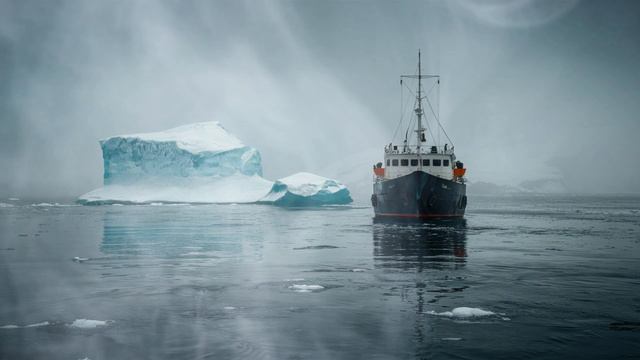 Echoes of the Ice--Музыка арктики, кинематографический, окружающий, пение касаток.