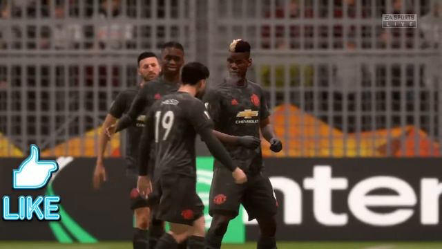 FIFA20. PS4. Гол POGBA за MU.