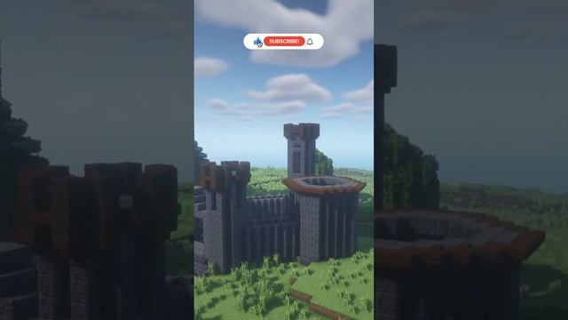 Dark Castle? | Minecraft Time lapse #shorts #youtubeshorts