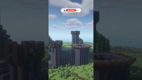 Dark Castle? | Minecraft Time lapse #shorts #youtubeshorts