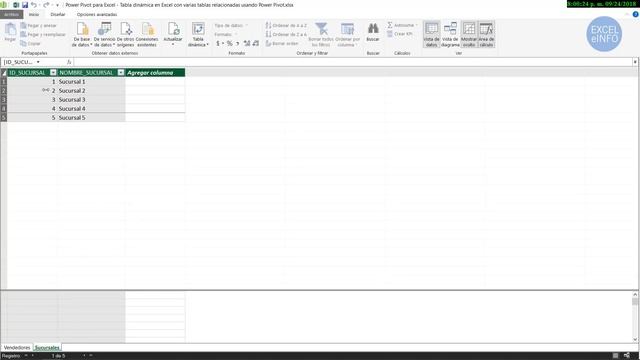 Cómo hacer una Tabla dinámica en Excel con varias tablas relacionadas usando Power Pivot @EXCELeINF