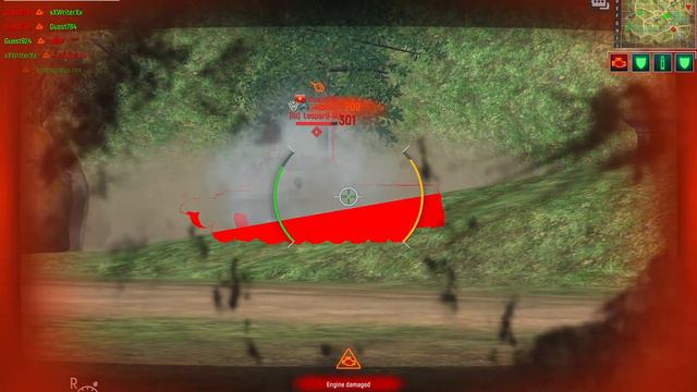Tank Force Someone cheats in the game