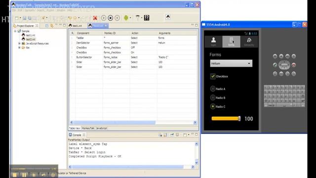 Android Apps Automation Testing Service using MonkeyTalk