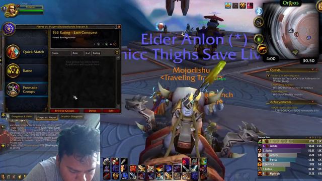 Arms Warrior (253 iLvl) WoW Shadowlands 9.2 PVP - Rated Battlegrounds 029