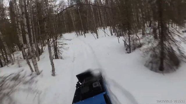 на мотособаке вдоль Гольцовки