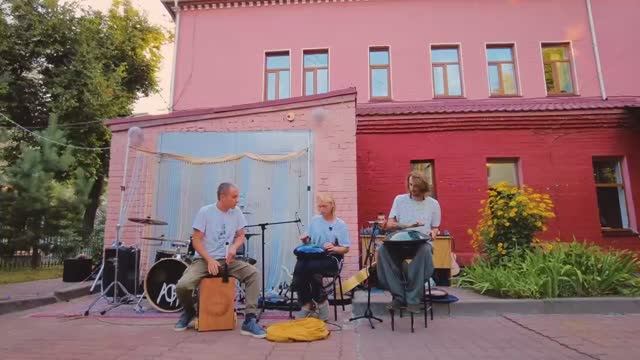 Совместная импровизация. Глюкофоны, RAV, кахон __ Joint improvisation_ tank drums, RAV Drum, cajon