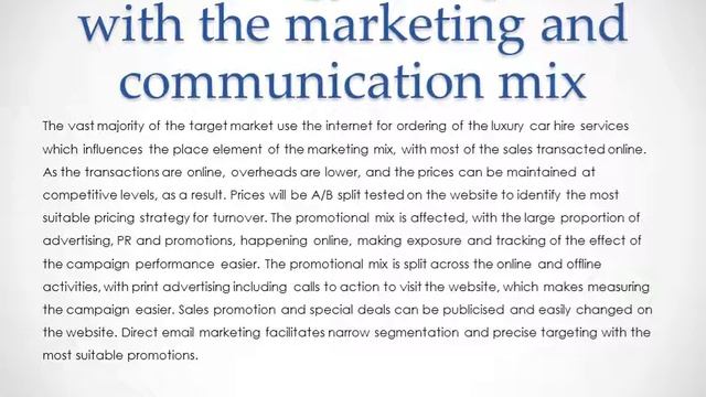 Digital Marketing residency presentation