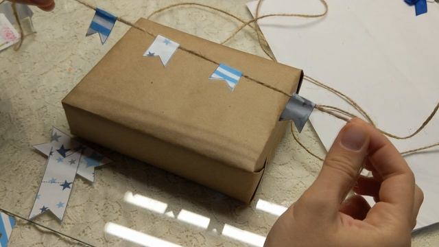 Как упаковать подарок на день рождения мальчику