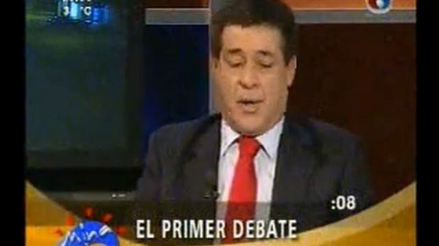 Debate Precandidatos Presidenciales ANR - Javier Zacarías pregunta a Horacio Cartes