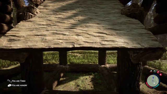 Sons of The Forest - BUILD | Skyrim inspired log cabin! with new building techniques.