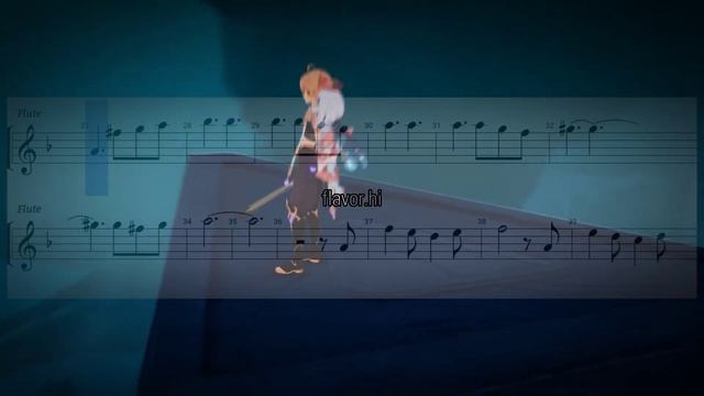 Sink Into Oblivion - ENKANOMIYA | Flute [Sheet music] Genshin Impact