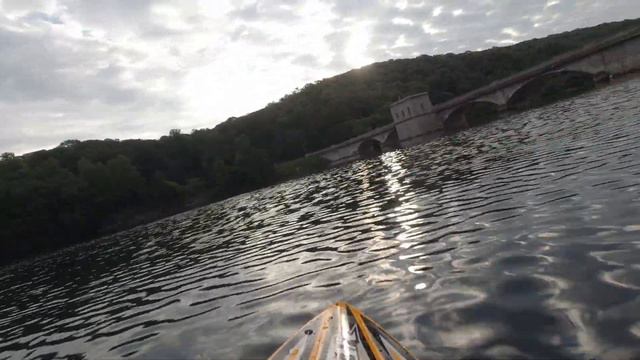 Vector sr80 pro and Dji Osmo action (Beautiful scenery with r/c boat at pretty boy dam).